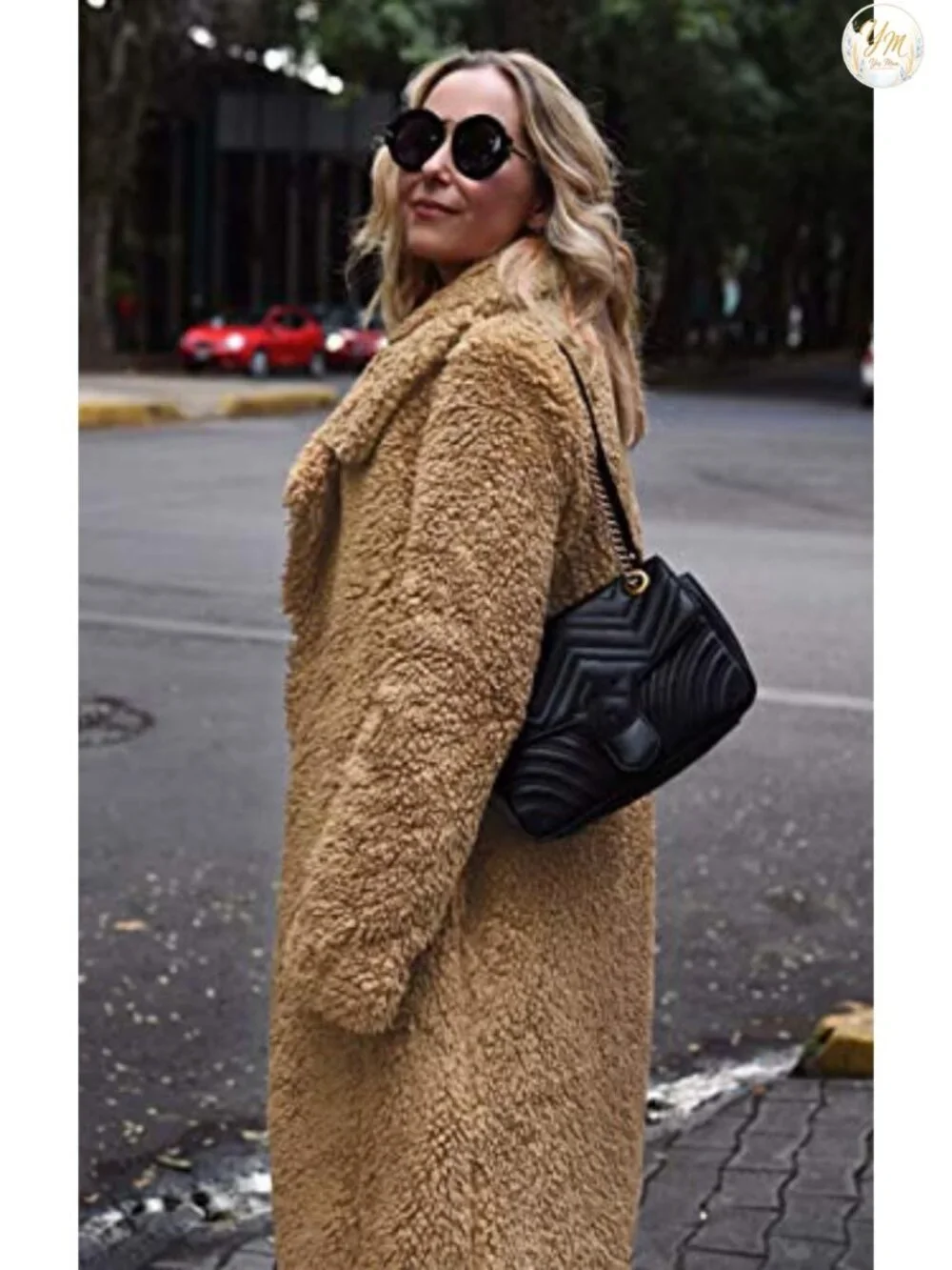 Womens Faux Fur Teddy Coat Long Cardigan Open Front Fuzzy Warm Winter Jacket